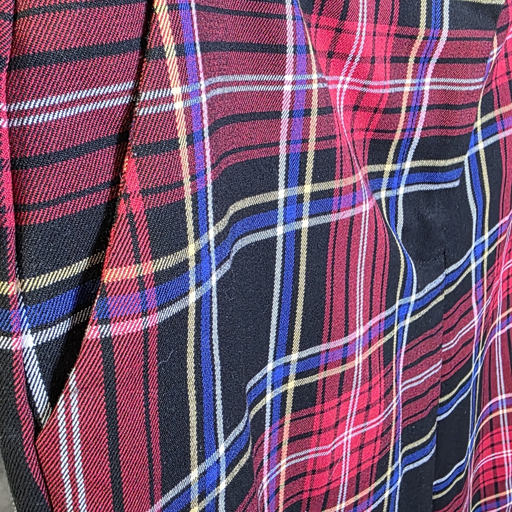 Draper James Retro Plaid Womens Dress Pants Sz Small - Picture 3 of 7
